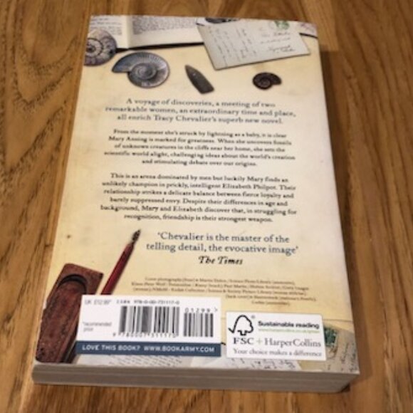 "Remarkable Creatures" by Tracy Chevalier, paperback book - Picture 2 of 2